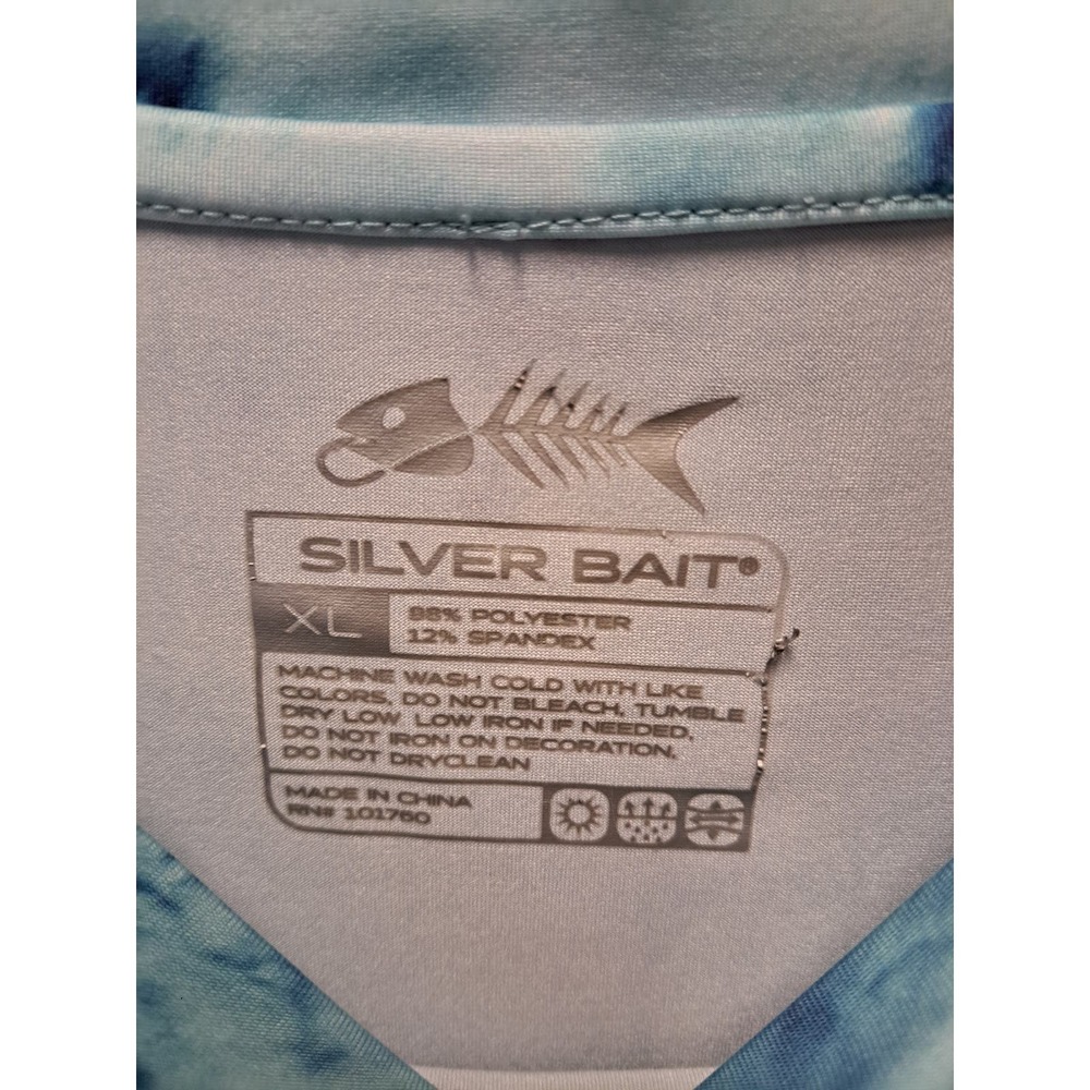 Silver Bait Performance Fishing Men's Long-Sleeved Polyester Shirt XL - Picture 6 of 6
